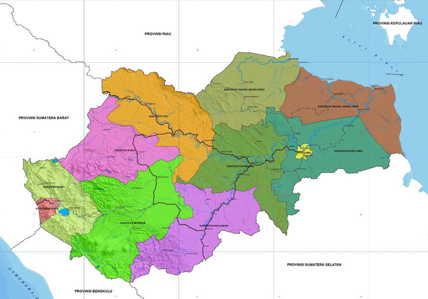 Kode singkatan provinsi Jambi = JA