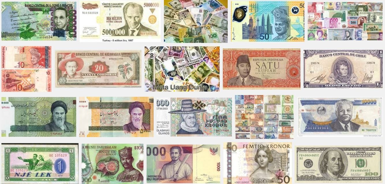 Kode mata uang negara di dunia